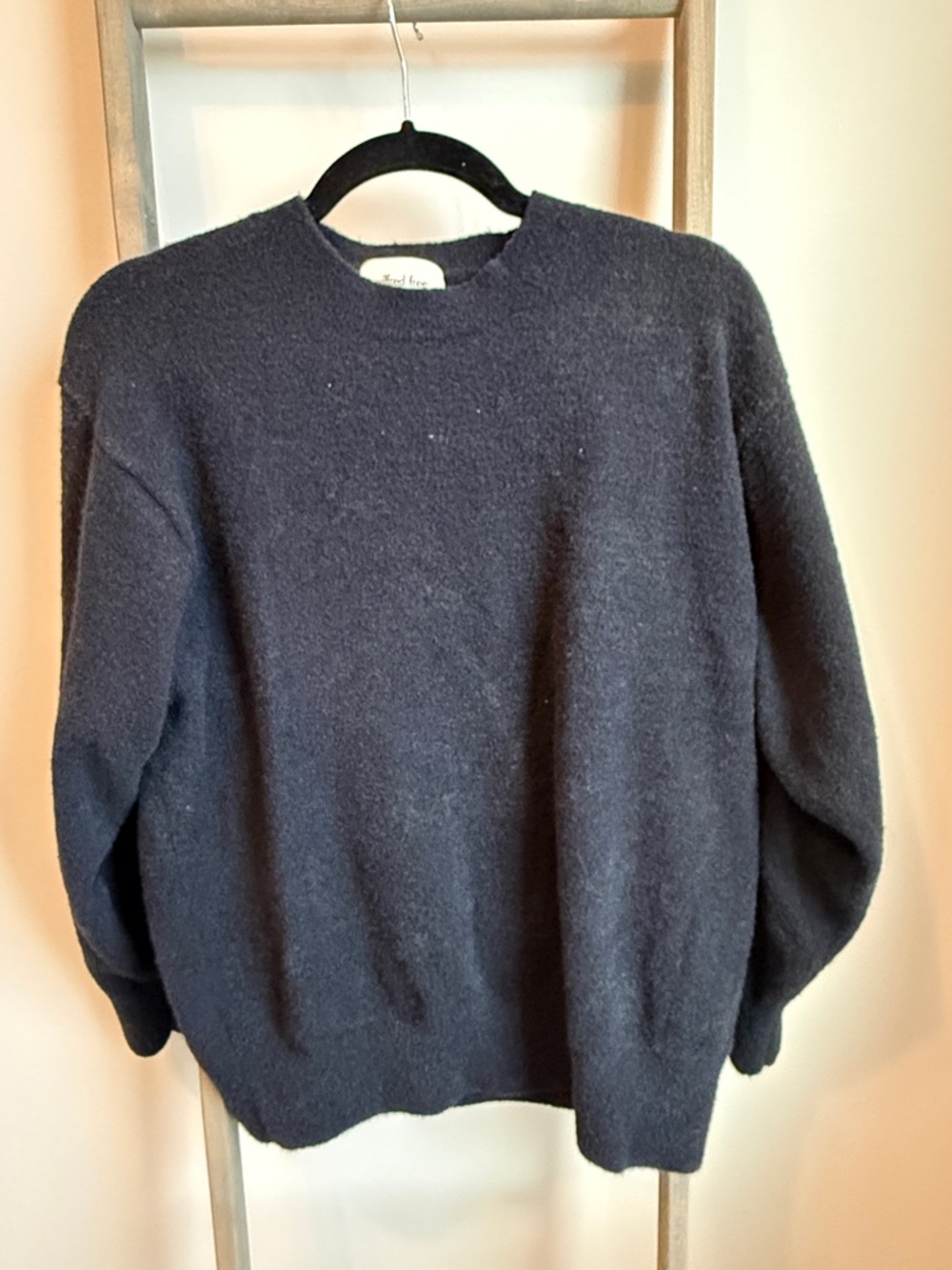 Aritzia Navy Crewneck Sweater